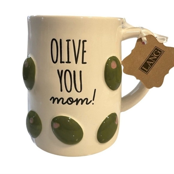 🔹️Lang🔹️ Olive You Mom Coffee mug by  Ceramics ✨️🫒 - Picture 1 of 7